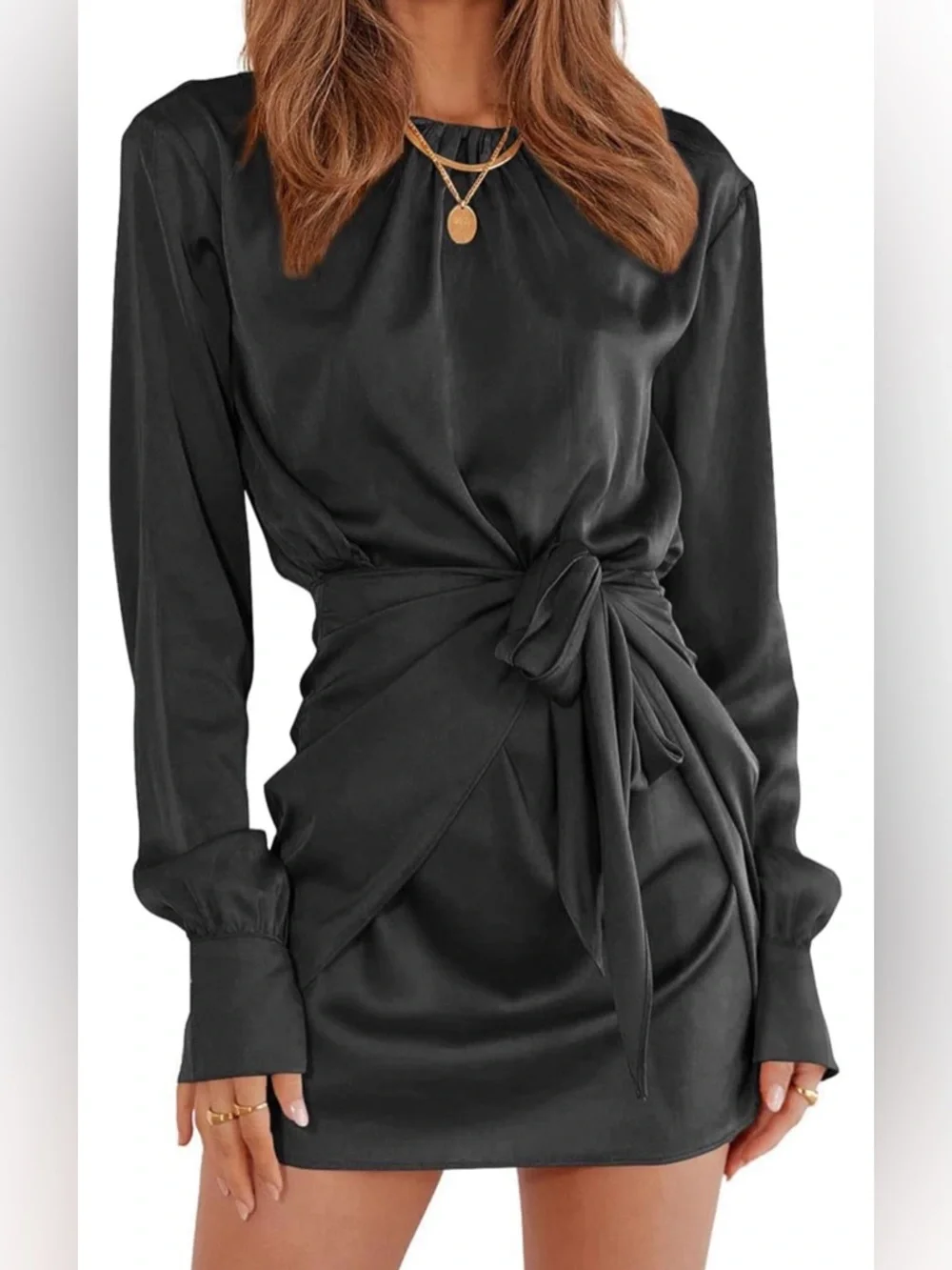 Black satin mini - Picture 1 of 3